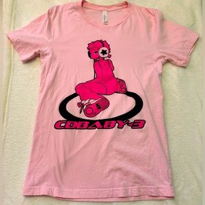 Chloe Moriondo cobaby<3 pink shirt